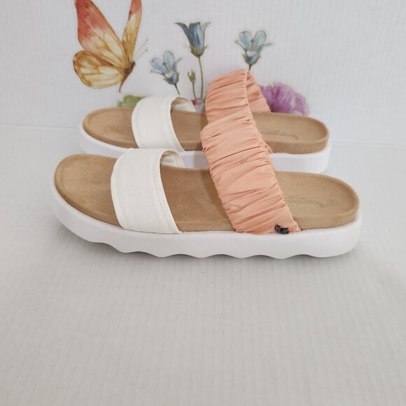 Koolaburra by UGG Tayla Size 8 Double Band Slide Slip-on Sandals - Picture 6 of 10